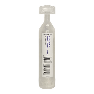 Agua para Inyectables Ampolla - 10ml - Farmacias Curie