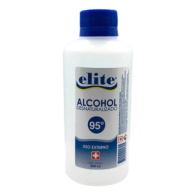 Alcohol Desnaturalizado 95° - 250ml - Farmacias Curie
