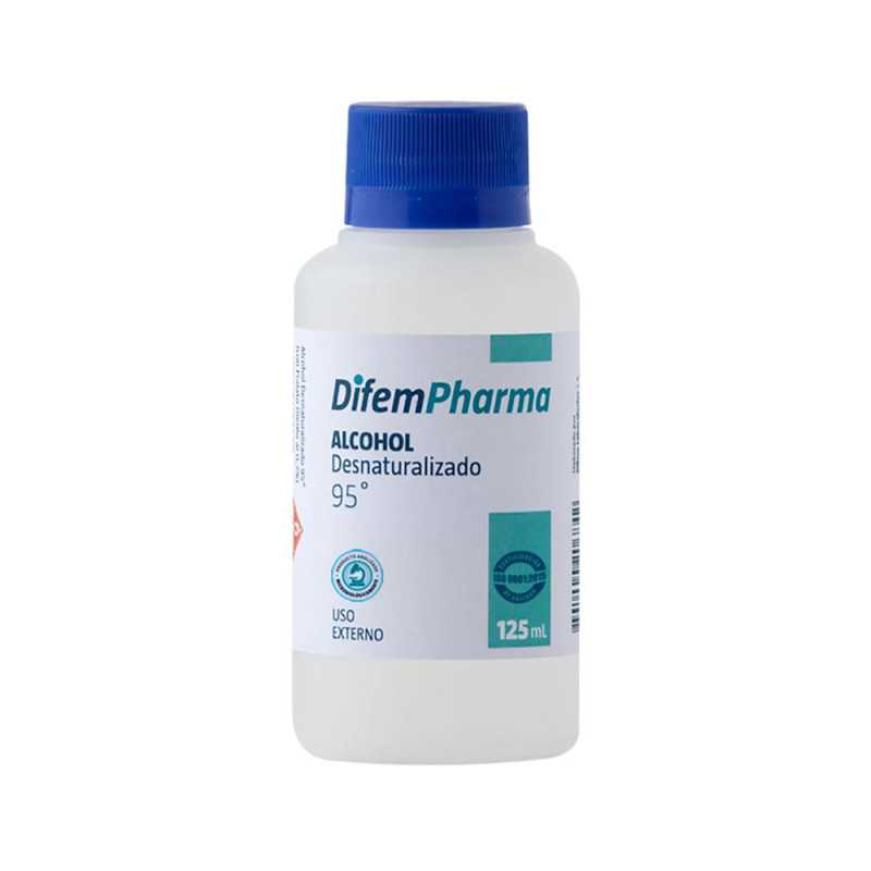 Alcohol Desnaturalizado 95° - 125ml - Farmacias Curie