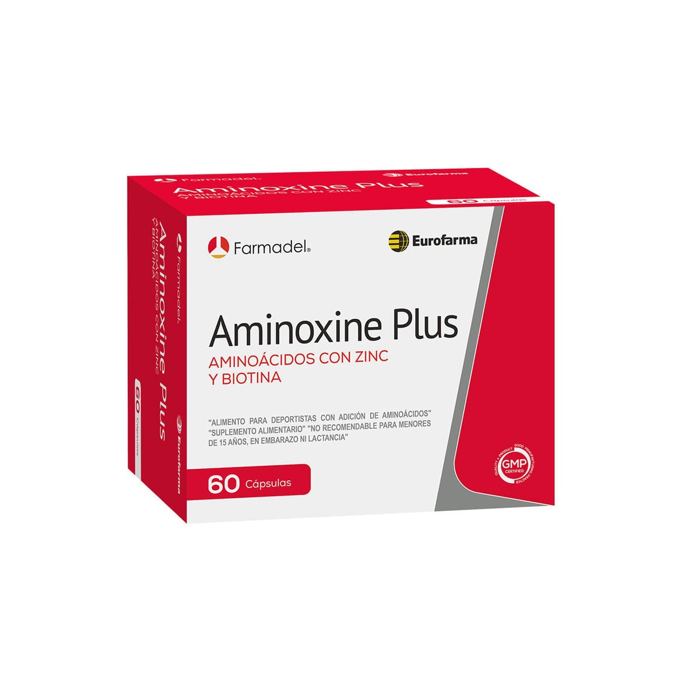 Aminoxine Plus Cápsulas - Farmacias Curie