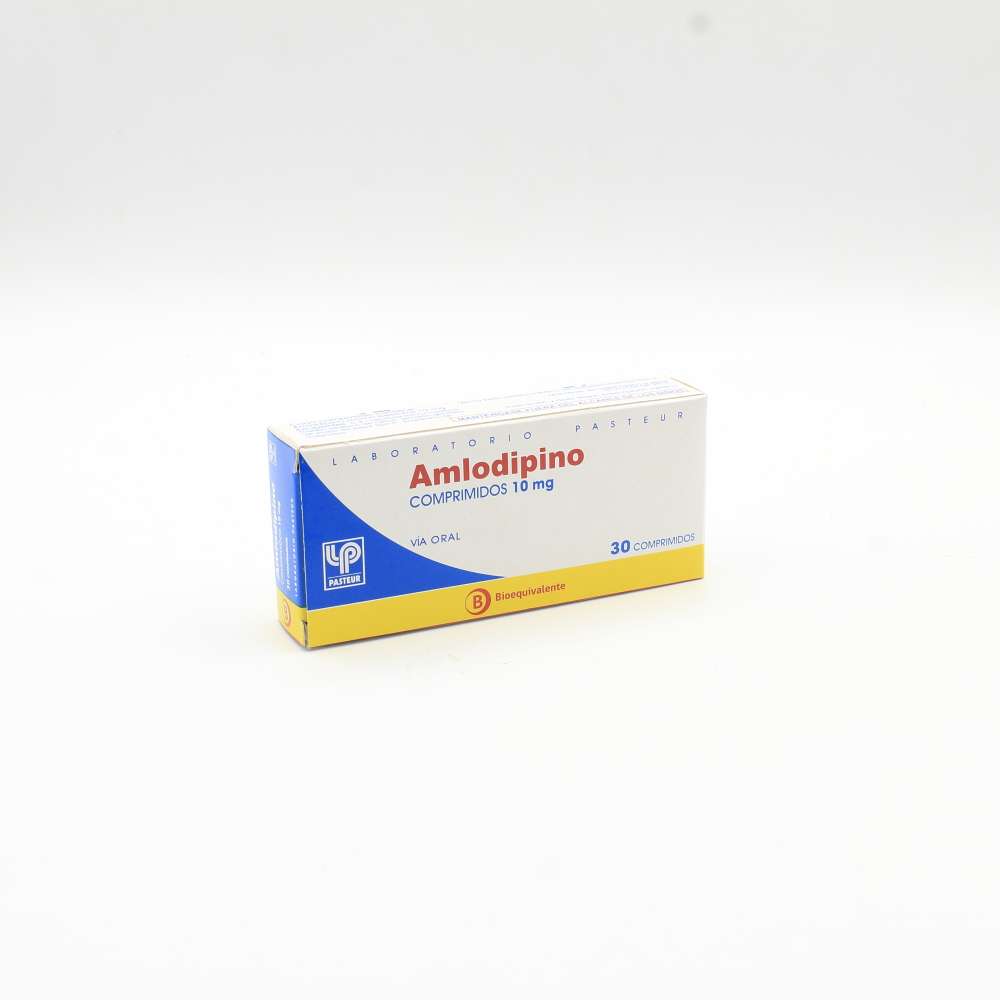 Amlodipino 10mg - 30 Comprimidos - Farmacias Curie