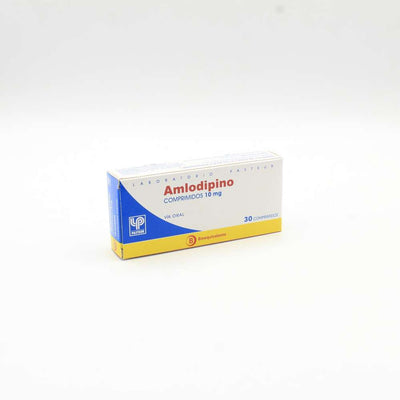 Amlodipino 10mg - 30 Comprimidos - Farmacias Curie