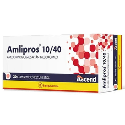 Amlipros Comprimidos Recubiertos 10/40 - Farmacias Curie