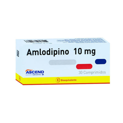 Amlodipino Comprimidos 10mg - Farmacias Curie