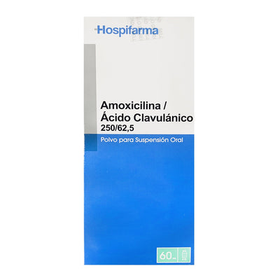 Amoxicilina / Ácido Clavulánico 250/62,5 Polvo para Suspensión Oral - Farmacias Curie