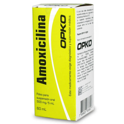 Amoxicilina Suspensión Oral 500mg/5ml. - Farmacias Curie