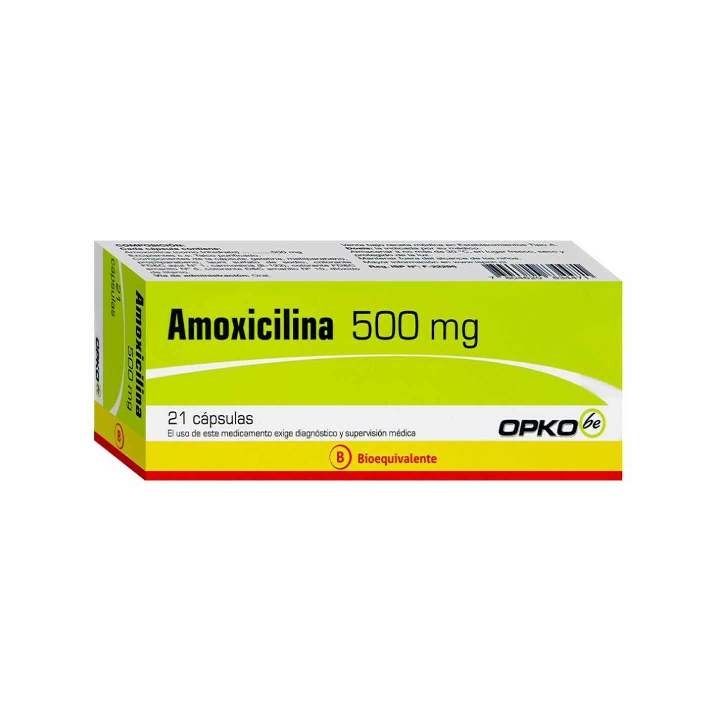 Amoxicilina Cápsulas 500mg - Farmacias Curie