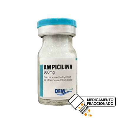 Ampicilina Inyectable 500mg x 1 Ampolla - Farmacias Curie
