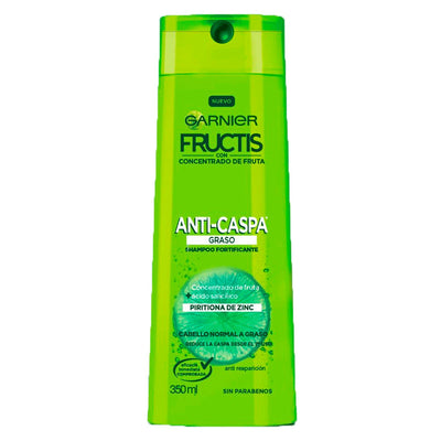 Garnier Fructis Shampoo Anticaspa Graso - Farmacias Curie