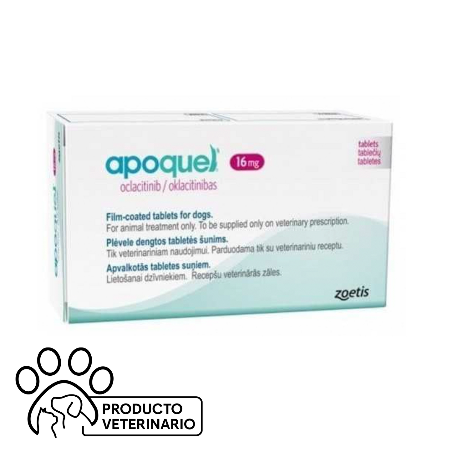Apoquel 16 mg - 20 Comprimidos Recubiertos - Farmacias Curie