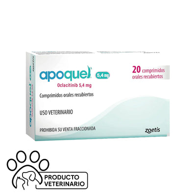 Apoquel 5,4 mg - 20 comprimidos recubierto - Farmacias Curie