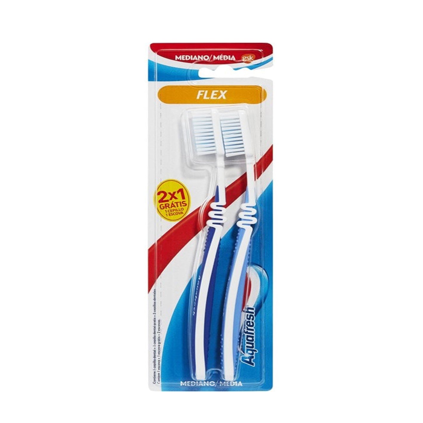 Aquafresh Pack Cepillo Dental Flex Medio - Farmacias Curie