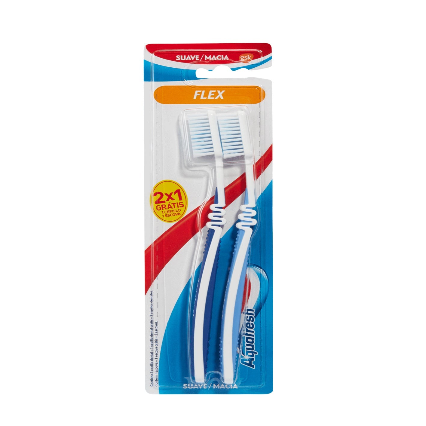 Aquafresh Pack Cepillo Dental Flex Suave - Farmacias Curie