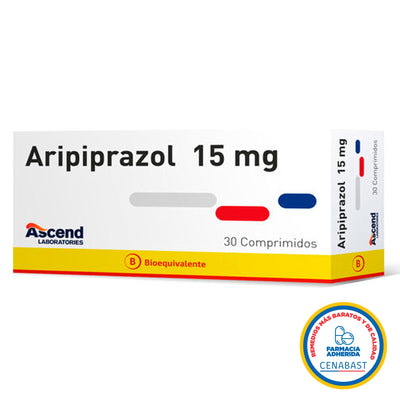 Aripiprazol Comprimidos 15mg Medicamento Cenabast - Farmacias Curie