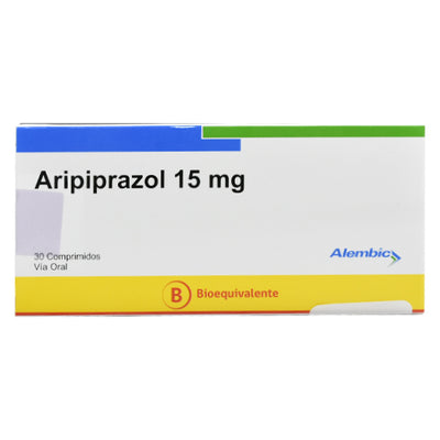 Aripiprazol 15mg - 30 comprimidos - Farmacias Curie