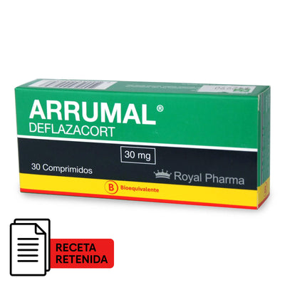 Arrumal 30 mg - 30 Comprimidos - Farmacias Curie