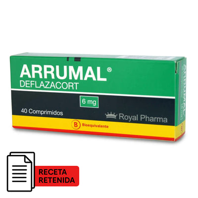 Arrumal 6 mg - 40 Comprimidos - Farmacias Curie