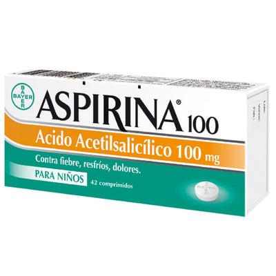 Aspirina 100mg - 42 Comprimidos - Farmacias Curie