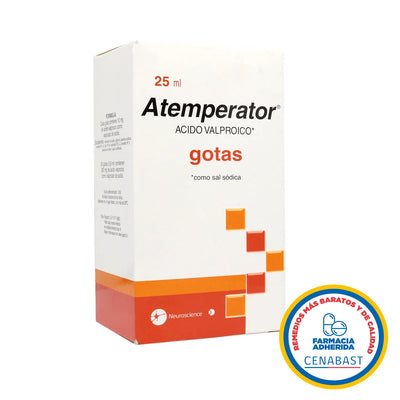 Atemperator Gotas - 25mL - Medicamento Cenabast - Farmacias Curie