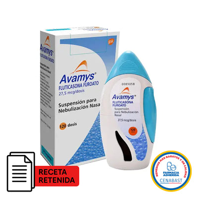 Avamys Suspensión Nasal 27,5mcg Medicamento Cenabast - Farmacias Curie