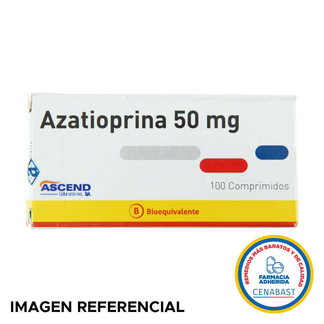 Azatioprina Comprimidos 50mg Medicamento Cenabast - Farmacias Curie