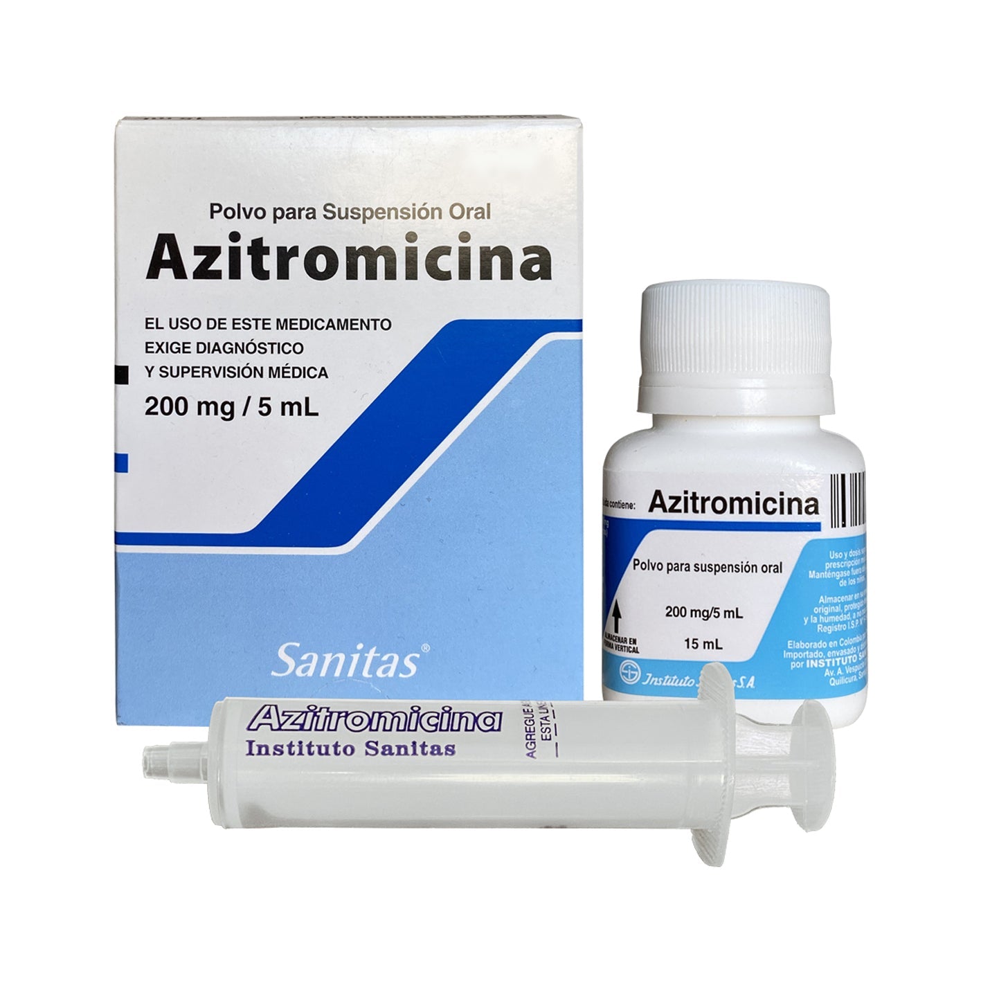 Azitromicina Polvo para Suspensión Oral 200mg/5ml - Farmacias Curie