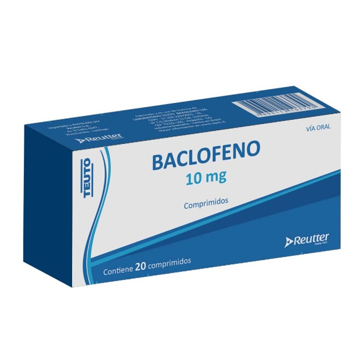 Baclofeno Comprimidos 10mg - Farmacias Curie