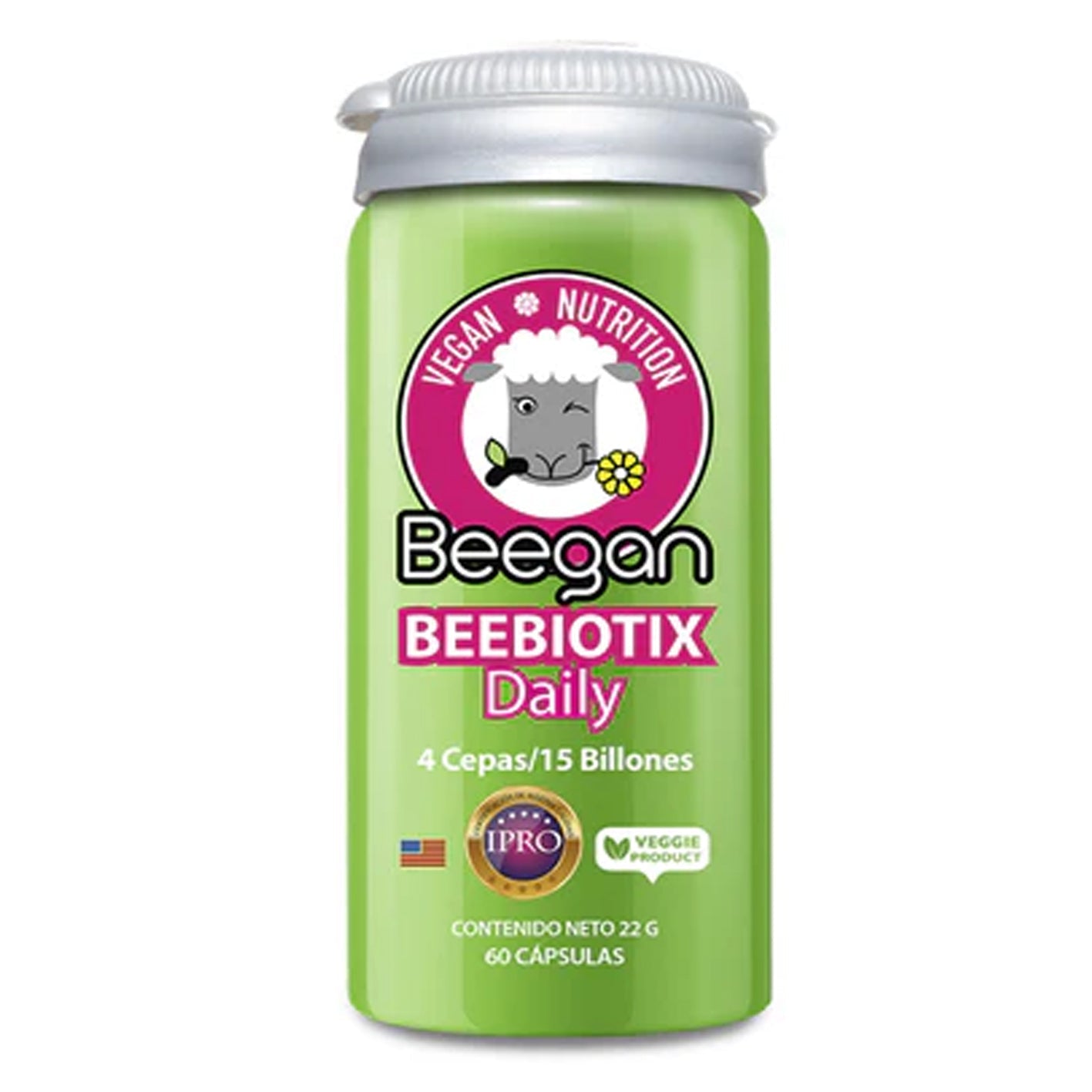 Beegan Beebiotix Daily Vegano Cápsulas - Farmacias Curie