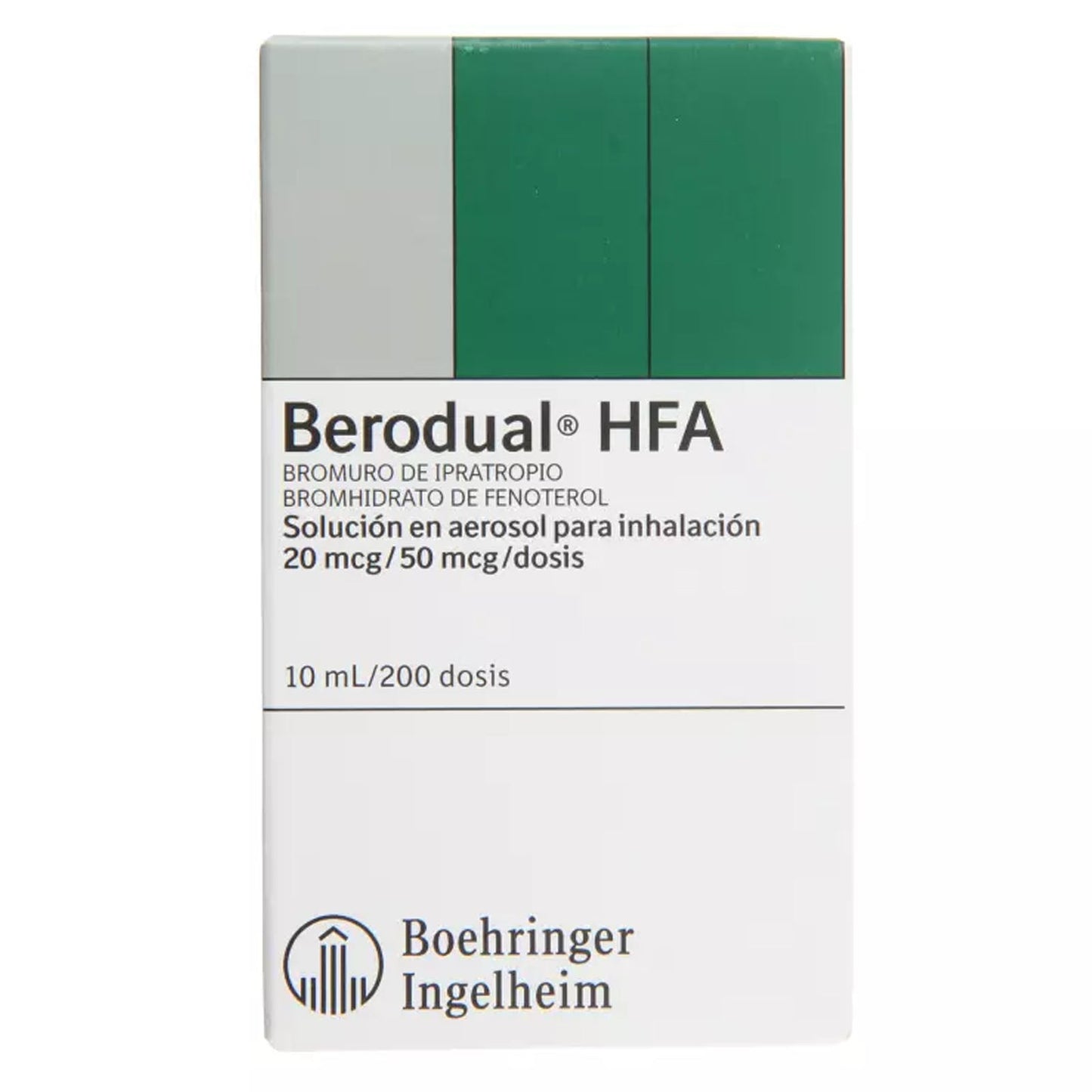 Berodual Hfa Solución en Aerosol para Inhalación - Farmacias Curie