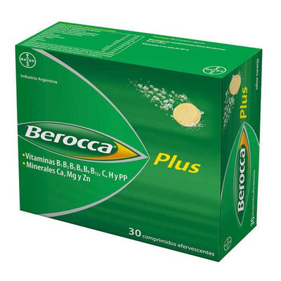 Berocca Plus Comprimidos Efervescentes - Farmacias Curie
