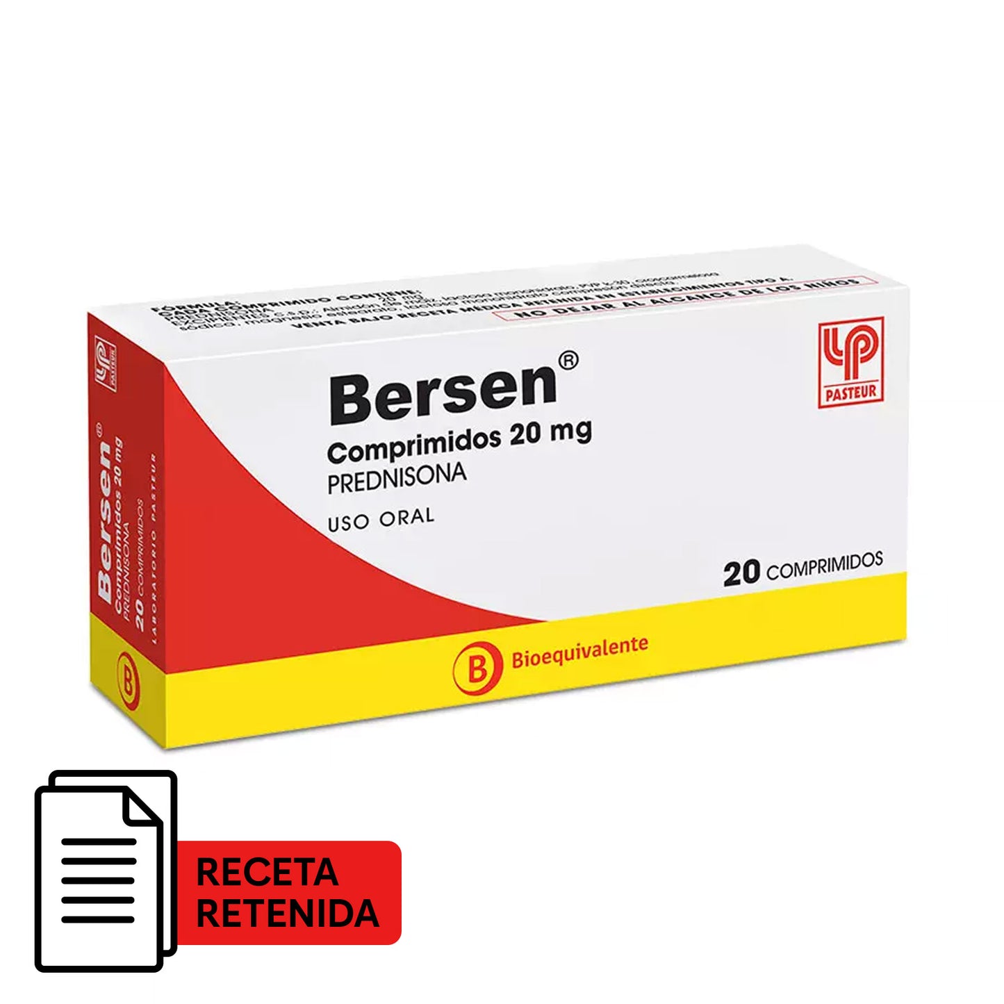 Bersen Comprimidos 20mg - Farmacias Curie