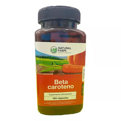 Betacaroteno - 120 cápsulas - Farmacias Curie