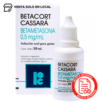 Betacort Solución Oral para Gotas - Farmacias Curie