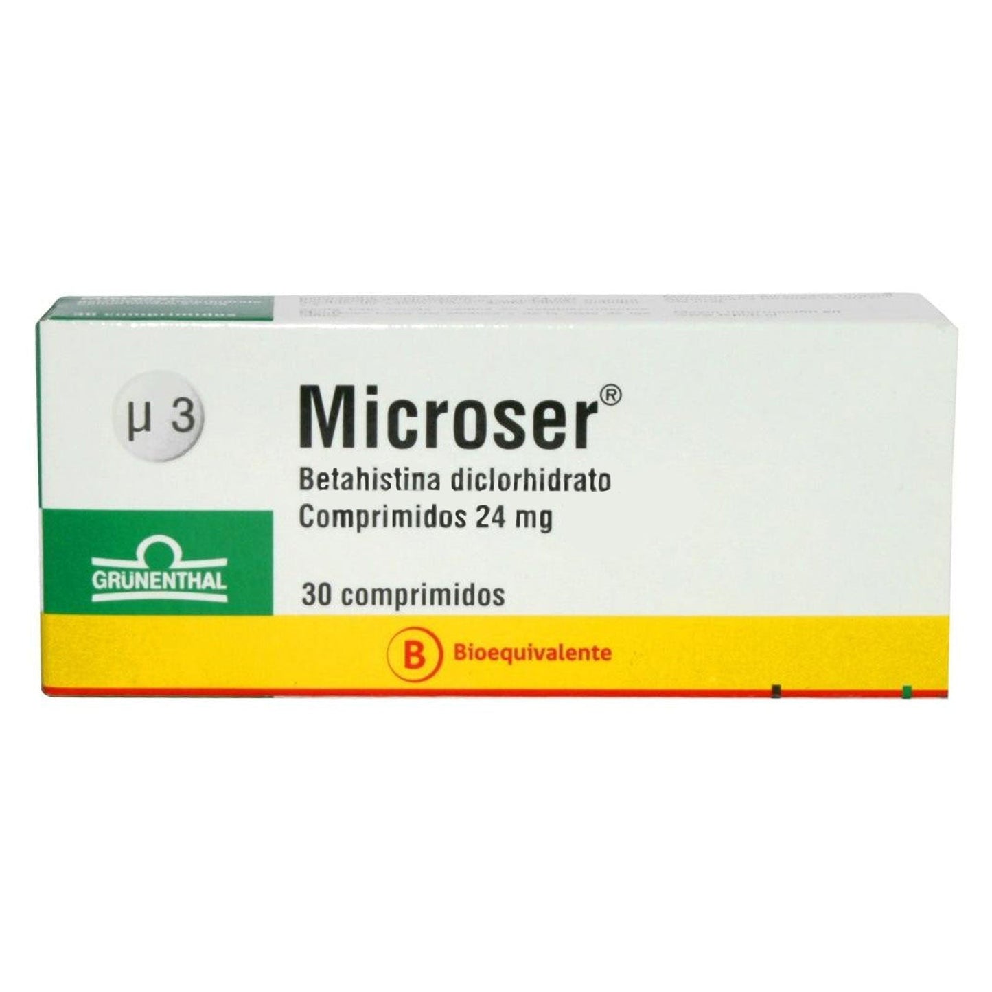 Microser Comprimidos 24mg - Farmacias Curie