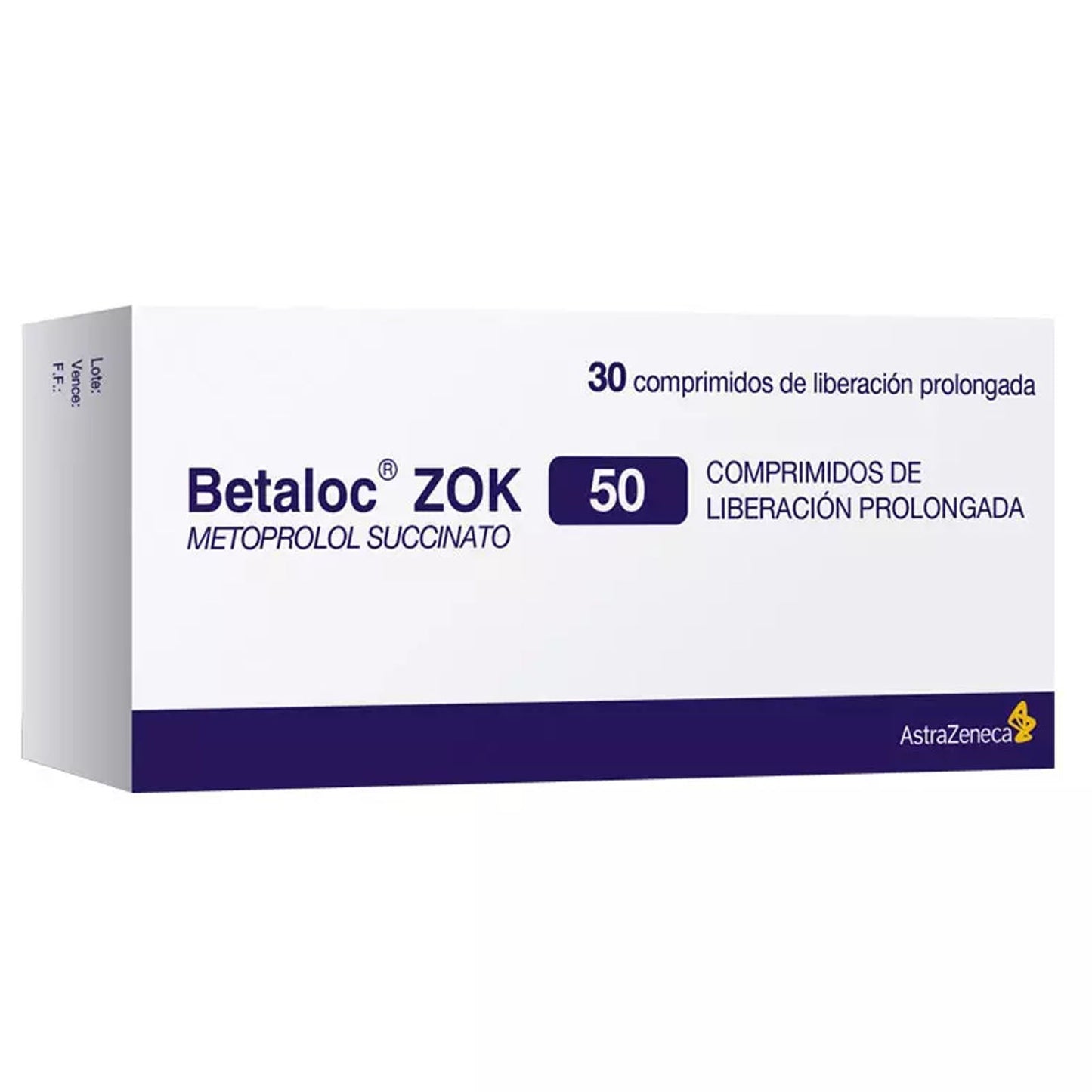 Betaloc Zok Comprimidos Recubiertos de Liberación Prolongada 50mg - Farmacias Curie