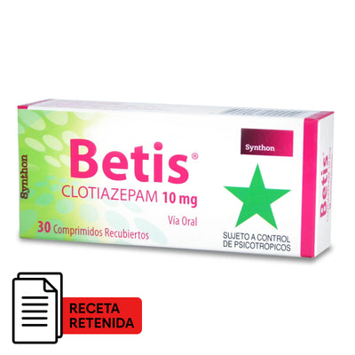 Betis Comprimidos Recubiertos 10mg - Farmacias Curie