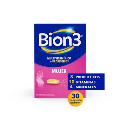 Bion 3 Mujer - 60 Comprimidos Recubiertos - Farmacias Curie