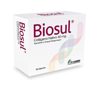 Biosul Colageno Nativo - 30 Cápsulas - Farmacias Curie