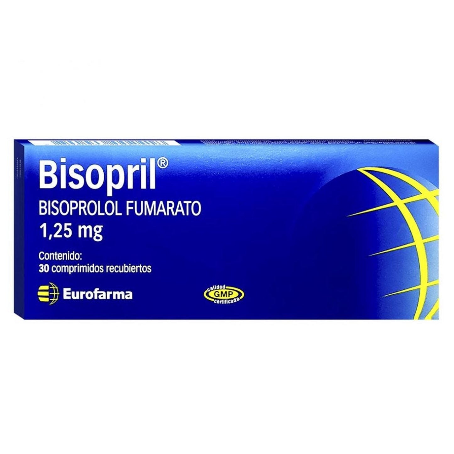 Bisopril 1,25mg - 30 Comprimidos Recubiertos - Farmacias Curie