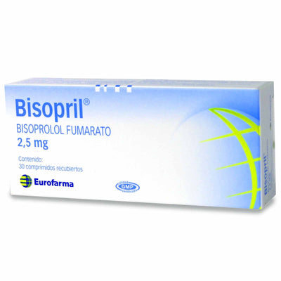 Bisopril 2,5mg - 30 Comprimidos Recubiertos - Farmacias Curie