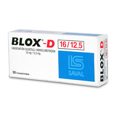 Blox-D Comprimidos 16/12,5 - Farmacias Curie