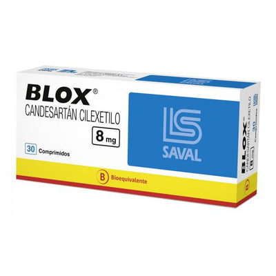 Blox Comprimidos 8mg - Farmacias Curie