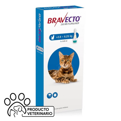 Bravecto Plus 2,8 a 6,25 kg - 1 Pipeta 0,89mL - Farmacias Curie