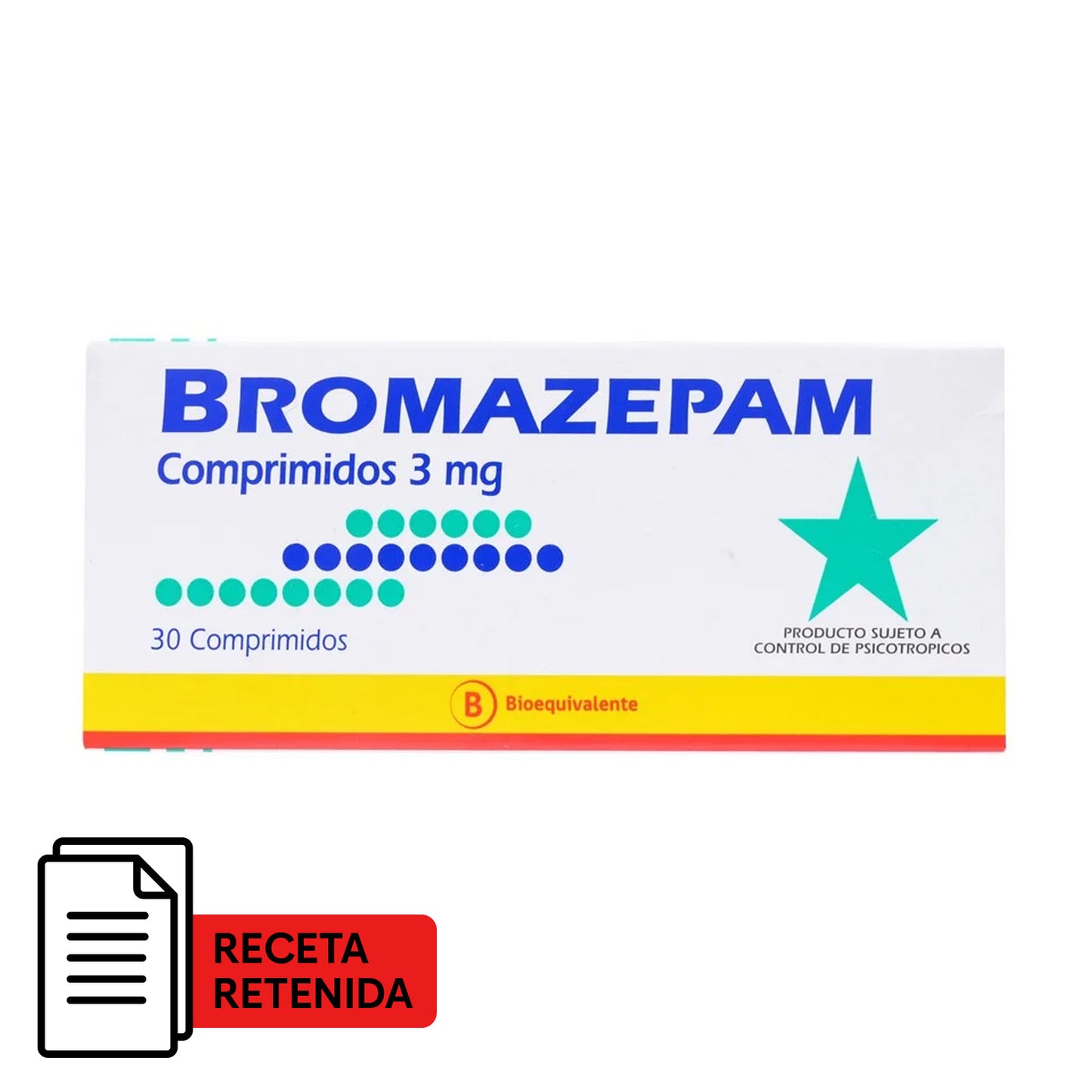 Bromazepam Comprimidos 3mg - Farmacias Curie