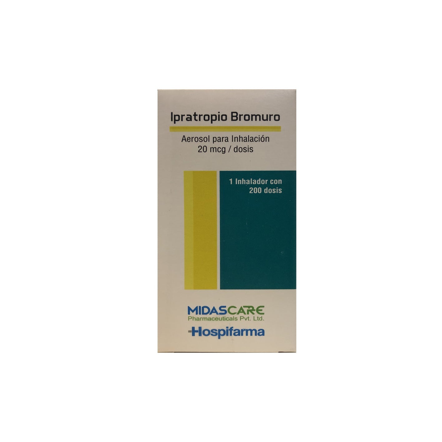 Bromuro de Ipratropio Aerosol para Inhalación 20mcg - Farmacias Curie