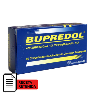 Bupredol Comprimidos Recubiertos de Liberación Prolongada 150mg - 30 unidades - Farmacias Curie