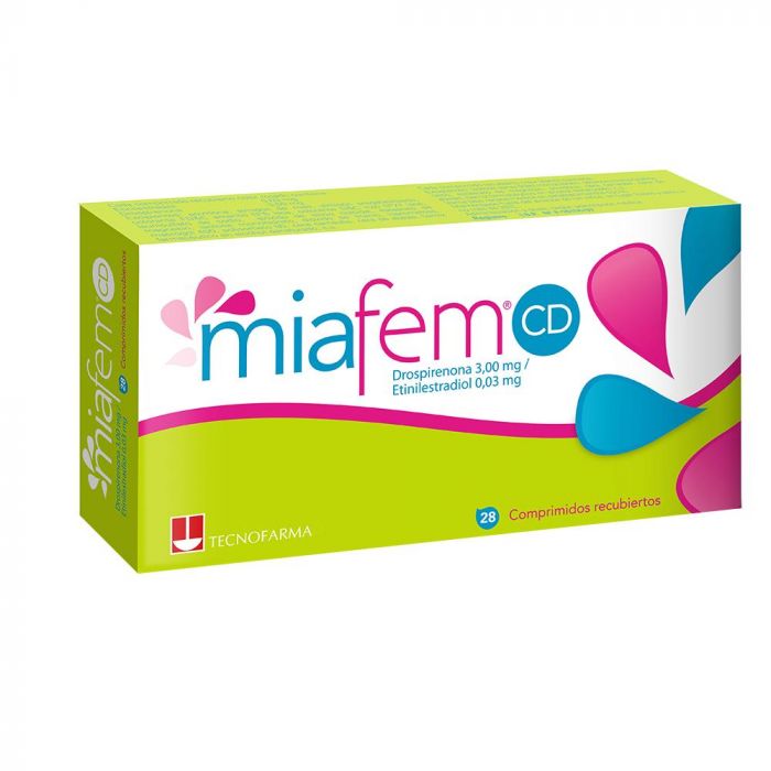 Miafem CD Comprimidos Recubiertos - Farmacias Curie