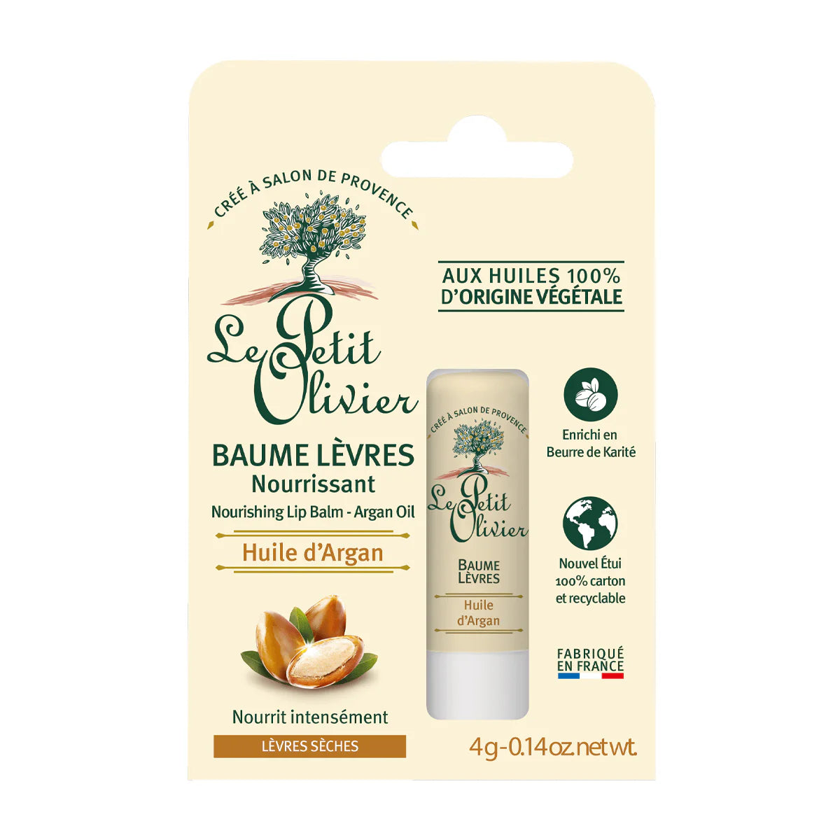 Balsamo Labial Aceite de Argán - 4 Gramos - Farmacias Curie