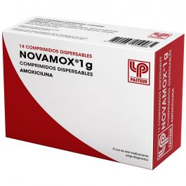 Novamox Comprimidos Dispersables 1g - 14 unidades - Farmacias Curie