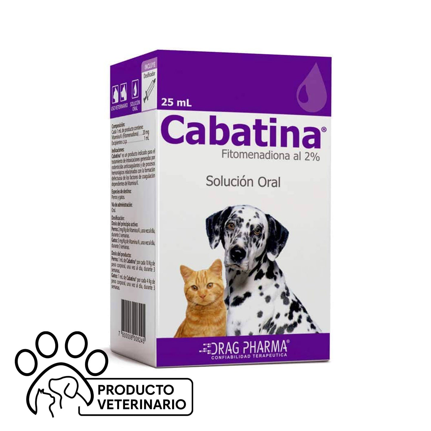 Cabatina Suspensión Oral - Farmacias Curie